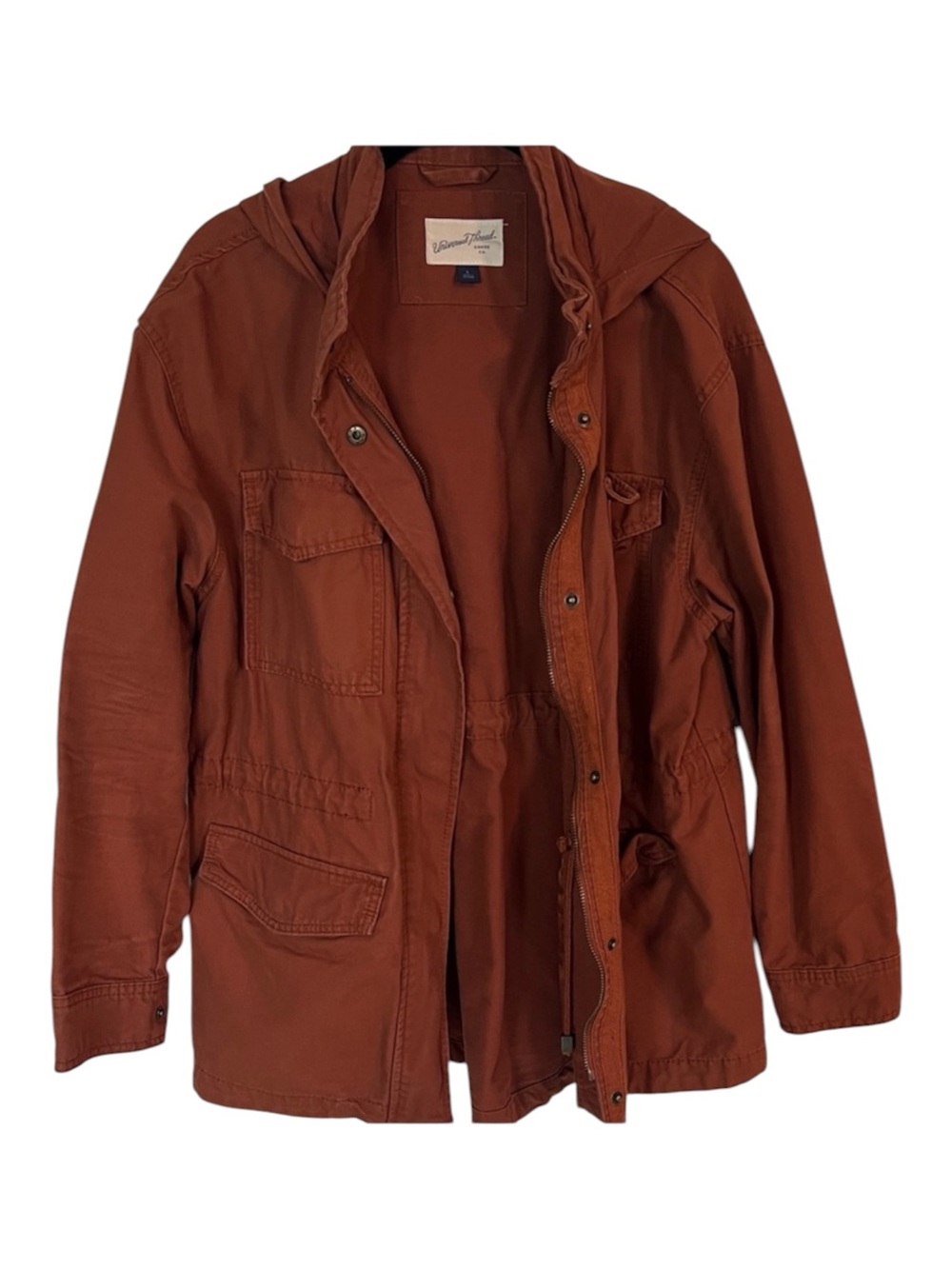 Universal Thread Women's Utility Jacket, Rust Red Brown, Excellent Condition